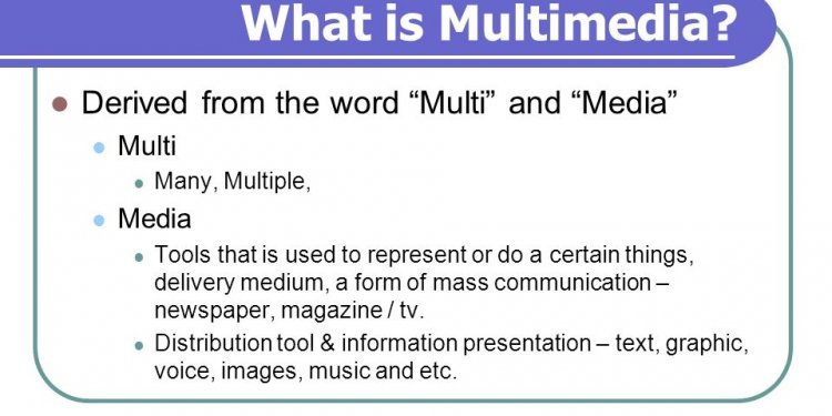 Multimedia Technology [Multimedia Technology]